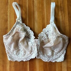 Wacoal Embrace Lace Floral Underwire Bra, Size 32F 32DDD #65191